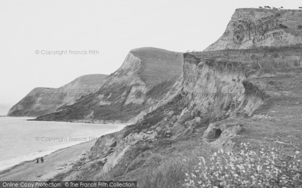 Photo of Eype, The Cliffs c.1955