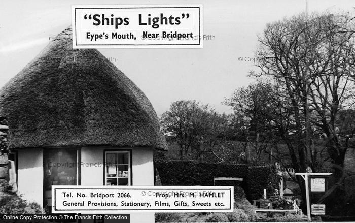 Photo of Eype, The 'ships Lights' c.1955
