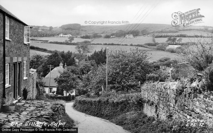 Photo of Eype, The Village c.1955