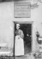 Woman At Jessamine Cottage 1897, Eype
