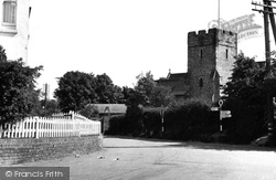 Church Hill And The Church Of St Peter And St Paul c.1955, Eythorne