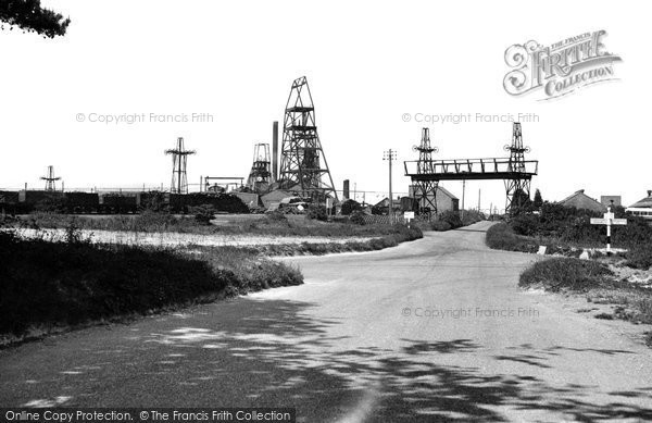 Photo of Eythorne, The Colliery c.1955