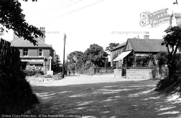Photo of Eythorne, The Post Office And Sandwich Road c.1960