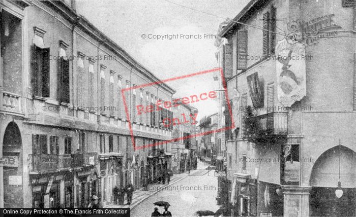Photo of Faenza, Corso Mazzini E Torre Dell'orologio c.1910