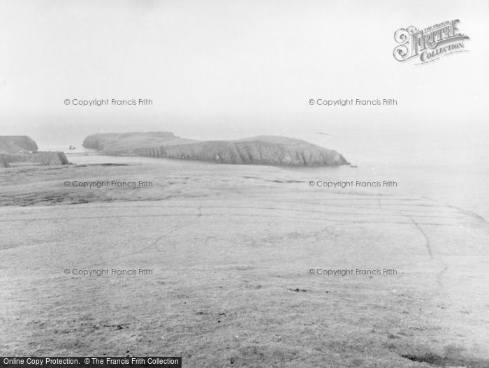 Photo of Fair Isle, Bu Ness From Near Sheep Craig 1958