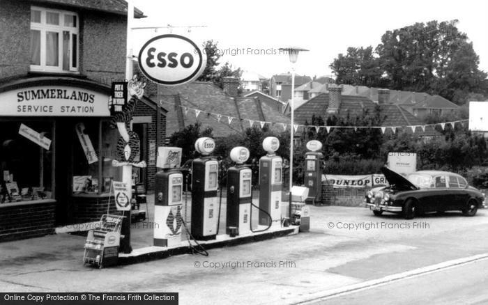 Photo of Fair Oak, The Filling Station c.1965
