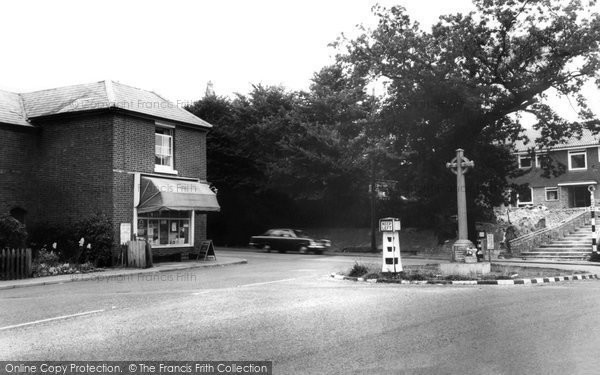 Photo of Fair Oak, the Square c1965