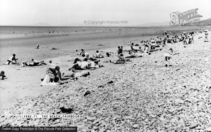 Photo of Fairbourne, Beach c.1960