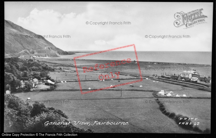 Photo of Fairbourne, General View c.1955