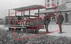 Men And Tram Car 1908, Fairbourne