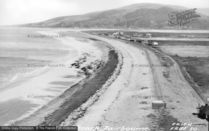 Photo of Fairbourne, The Beach c.1955