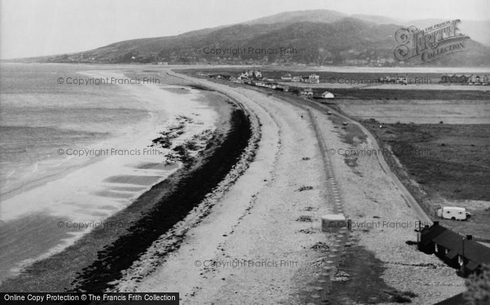 Photo of Fairbourne, The Beach c.1955