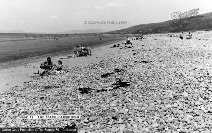 Photo of Fairbourne, The Beach c.1960