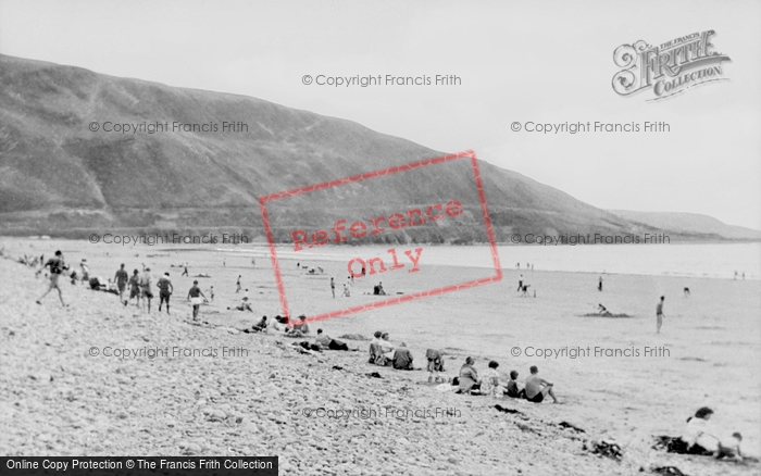 Photo of Fairbourne, The Beach, Looking Towards Llwyngwril c.1955