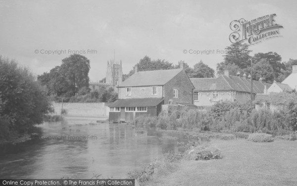 Photo of Fairford, A Glimpse Of The Church c.1950