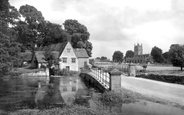 The Mill And Bridge c.1950, Fairford