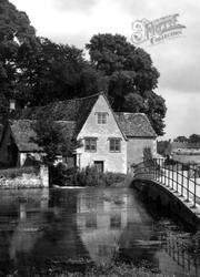 The Mill And Bridge c.1950, Fairford