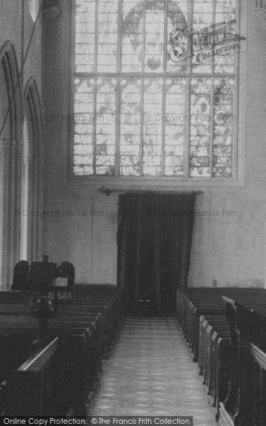 Photo of Fairford, West Window, St Mary's Church c.1948