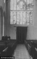 West Window, St Mary's Church c.1948, Fairford