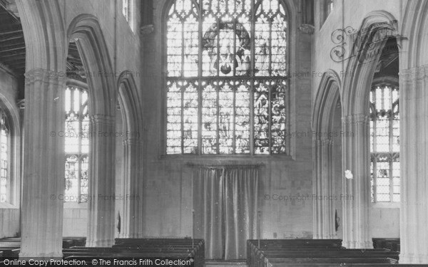 Photo of Fairford, West Window, St Mary's Church c.1965