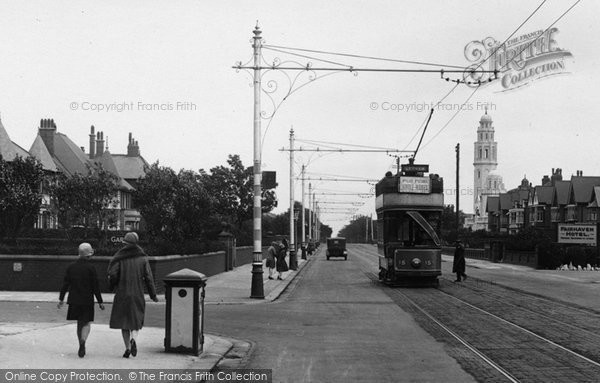 Photo of Fairhaven, A Tram, Clifton Drive 1927