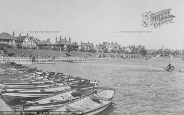 Photo of Fairhaven, The Boating Lake c.1955