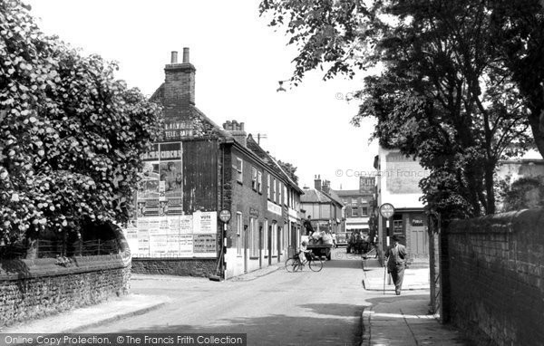 Photo of Fakenham, Bridge Street c.1955