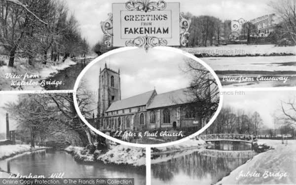 Photo of Fakenham, Composite c.1930