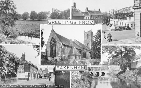 Photo of Fakenham, Composite c.1939