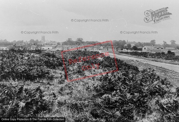 Photo of Fakenham, From Hempton Green 1921