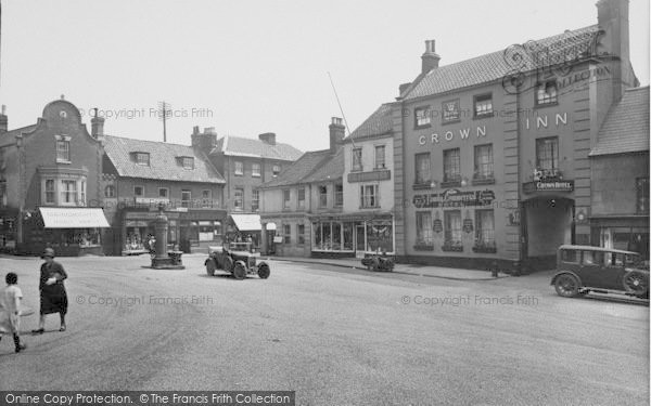 Photo of Fakenham, Market Place 1929