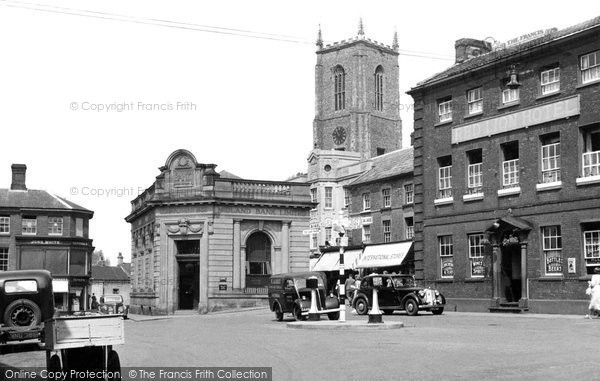 Photo of Fakenham, Market Place c.1955