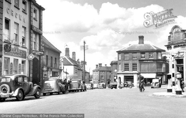 Photo of Fakenham, Market Place c.1955