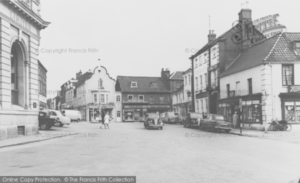 Photo of Fakenham, Market Place c.1965