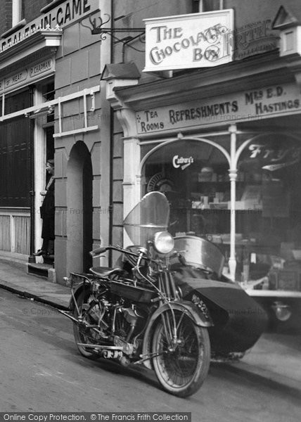Photo of Fakenham, Motorbike 1921