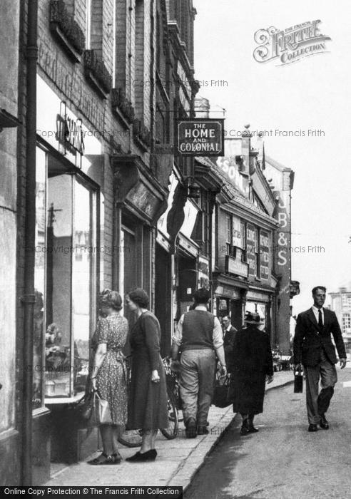 Photo of Fakenham, Shopping On Norwich Street c.1955
