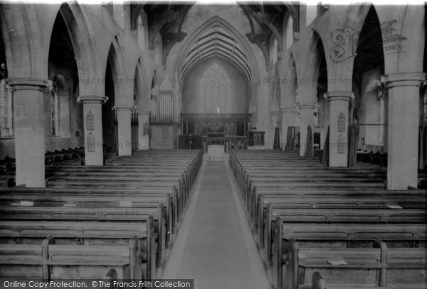 Photo of Fakenham, St Peter And St Paul Church Interior 1929