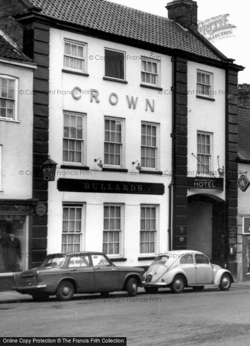 Photo of Fakenham, The Crown Hotel, Market Place c.1965