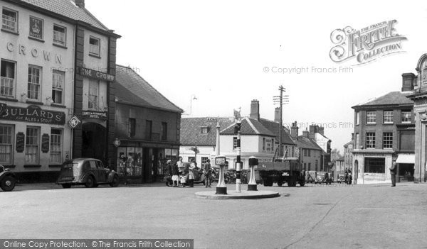 Photo of Fakenham, The Market Place c.1955