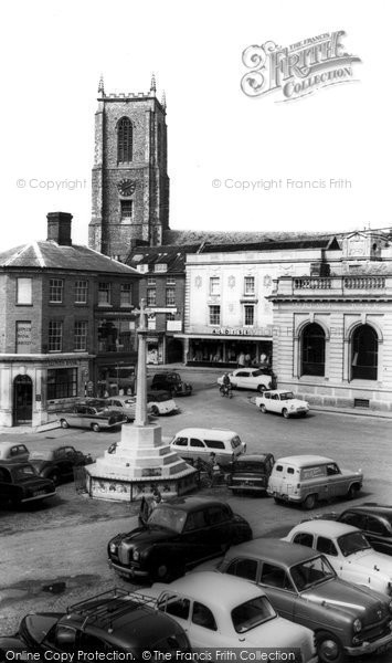 Photo of Fakenham, The Market Place c.1965