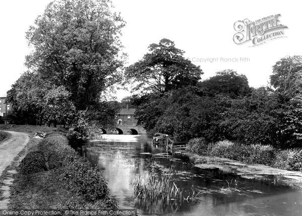 Photo of Fakenham, The River Wensum And Bridge 1929