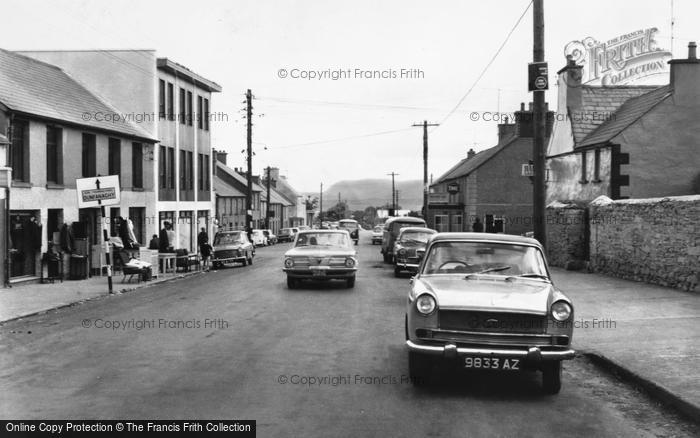 Photo of Falcarragh, Main Street And Muckish Mountain c.1960