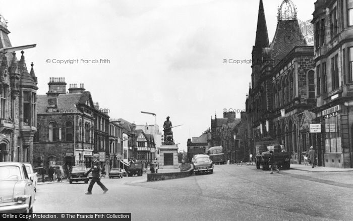 Photo of Falkirk, New Market Street, Looking East c.1965