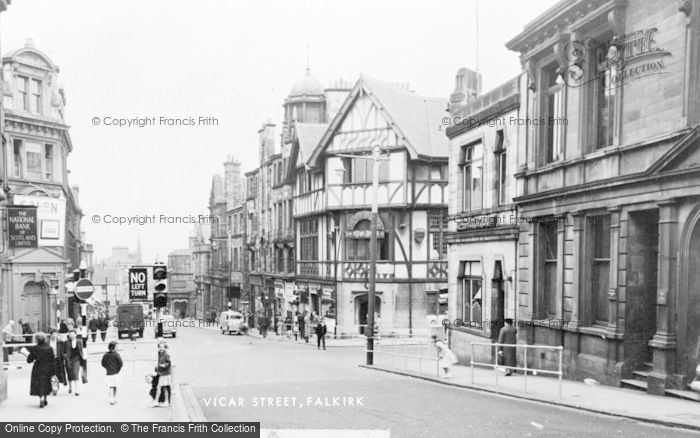 Photo of Falkirk, Vicar Street c.1960