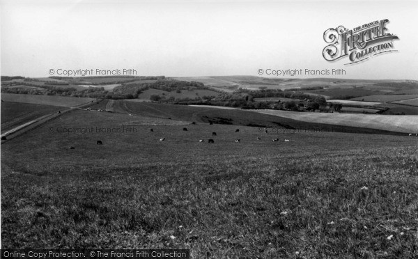 Photo of Falmer, From The Downs c.1960