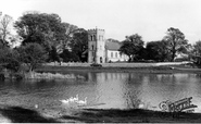 St Lawrence Church And Village Pond c.1965, Falmer