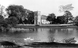 St Lawrence Church And Village Pond c.1965, Falmer