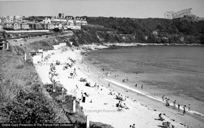 Photo of Falmouth, Castle Beach c.1950