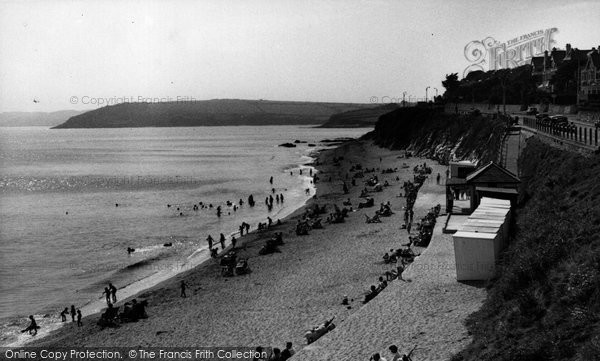 Photo of Falmouth, Castle Beach c.1950
