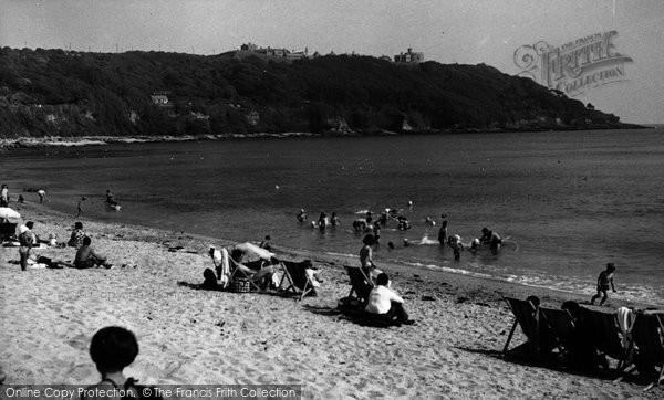 Photo of Falmouth, Castle Beach c.1950